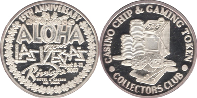 15th Annual Convention Silver Token Image (sCcgtcclvnv-015-S1)