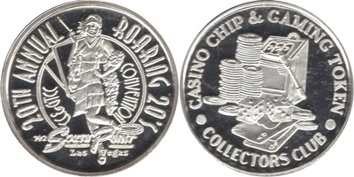20th Annual Convention Silver Token Image (sCcgtcclvnv-020-S1)