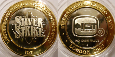 Silver Strike, IGT International Casino Expo London 2003 Strike (IGTxxvl-003)