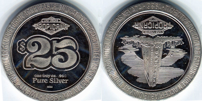 1986 $25 Token (tTRlvnv-009)