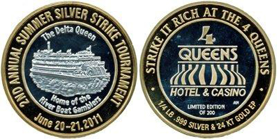 Delta Queen Riverboat, 2nd Annual Summer Silver Strikers Tournament Token (SSTlvnv-013)