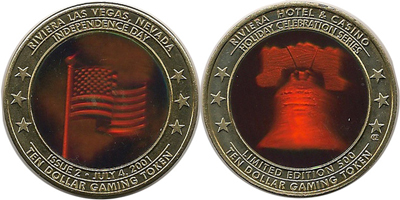 Independence Day Hologram Token (hRVlvnv-002)