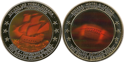 Happy Thanksgiving Hologram Token (hRVlvnv-004)