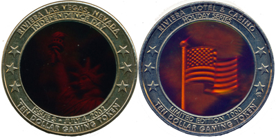 Independence Day Hologram Token (hRVlvnv-012)