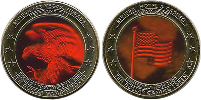 Veterans Day Hologram Token (hRVlvnv-014)