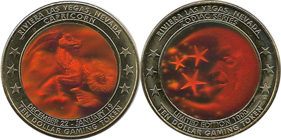 Capricorn Hologram Token (hRVlvnv-018)