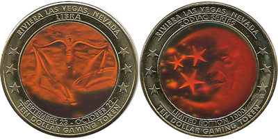 Libra Hologram Token (hRVlvnv-021)