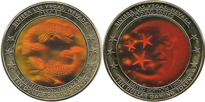 Pisces Hologram Token (hRVlvnv-022)