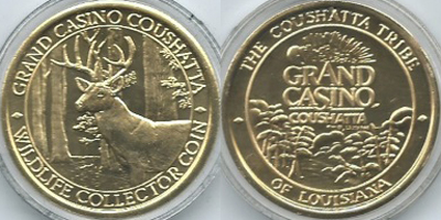 Deer, Brass Token (sGDCkdla-001-S3)