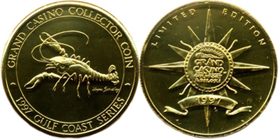 Lobster, Brass Token (sGDgpms-004-S2)