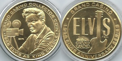 1958 Elvis As King Creole Token (sGDvlms-001-S2)