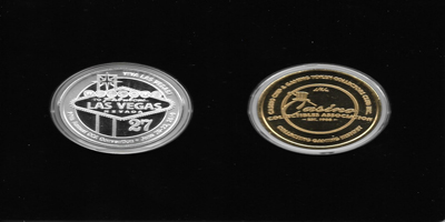 Las Vegas Sign, 27th Annual Convention Set of 2 Tokens (sCCAlvnv-003)