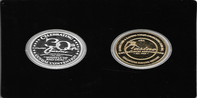 Shuffle Up and Deal, 30th Annual Convention Set of 2 Tokens (sCCAlvnv-006)