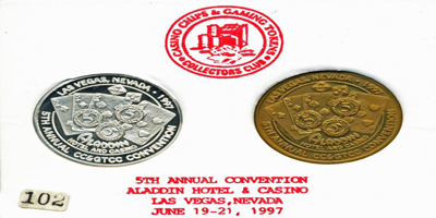 5th Annual Convention Set of 2 Token (sCcgtcclvnv-005)