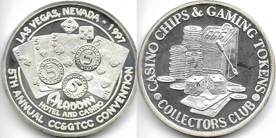 5th Annual Convention Silver Token (sCcgtcclvnv-005-S1)