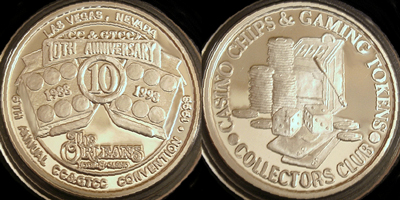 6th Annual Convention Set, 10th Anniversary, Aladdin Silver Token (sCcgtcclvnv-006-S1)