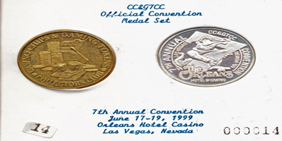 7th Annual Convention Set of 2 Tokens (sCcgtcclvnv-007)