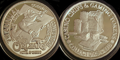 7th Annual Convention Silver Token (sCcgtcclvnv-007-S1)