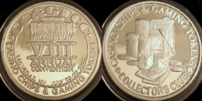 8th Annual Convention Silver Token (sCcgtcclvnv-008-S1)