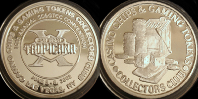 10th Annual Convention Silver Token (sCcgtcclvnv-010-S1)