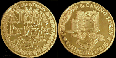 15th Annual Convention Brass Token (sCcgtcclvnv-015-S2)