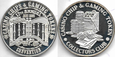 17th Annual Convention Silver Token (sCcgtcclvnv-017-S1)