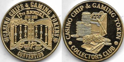 17th Annual Convention Brass Token (sCcgtcclvnv-017-S2)