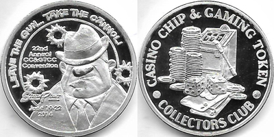 22nd Annual Convention Silver Token (sCcgtcclvnv-022-S1)