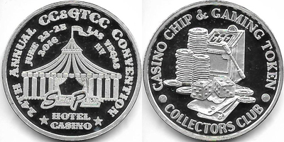 24th Annual Convention Silver Token Image (sCcgtcclvnv-024-S1)