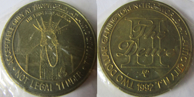 1st Miss America Tokens (sTWacnj-001-S1)