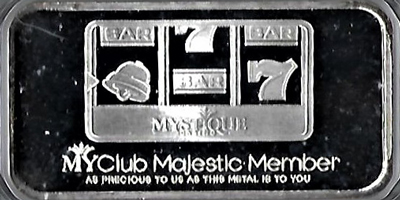 My Club Majestic Member Silver Bar (bMYdqia-001-D)