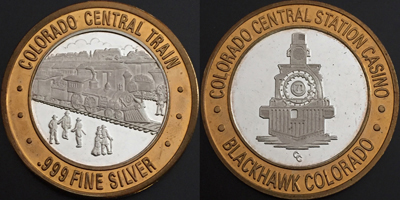 Colorado Central Train, Frosted Logo Side cow catcher Strike (CCSbhco-021)