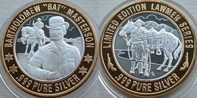 Bat Masterson with detail, CC mint mark Strike (GCOvlco-307)