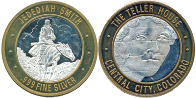 Jedediah Smith, Mint Mark Under Chin Strike (THcnco-053)