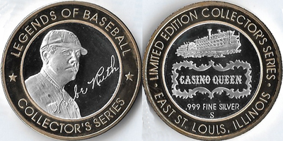 Babe Ruth Bust with Signature, Shiny Design Side Strike Image (CQelil-025-V1)
