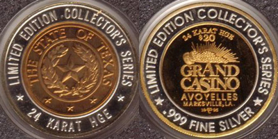 State seal of Texas, Full Reeded Strike (GDAmvla-006)