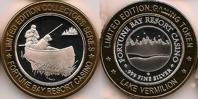 Fisherman & Dog in Canoe Strike (FBlkmn-032)