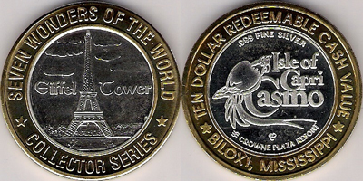 Eiffel Tower, Crown Plaza Resort, .999 Inner Strike (ICbxms-008)