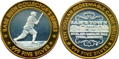 Babe Ruth Running with Bat Strike (STtums-022)