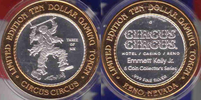 Clown with Trapeze 3 of 6 Strike (CCrenv-008)