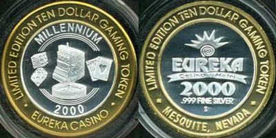 Millennium 2000, Cards, Dice, Roulette Wheel, Slot Machine Strike (EUmqnv-001)