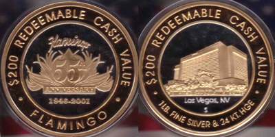 Casino, 55th Anniversary Flower Logo Strike (FLlvnv-022)