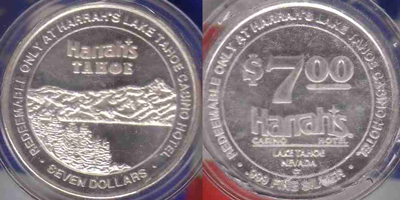 Scenic View, Mountains & Lake, Large $7 Full Reeded Strike (HAltnv-002)