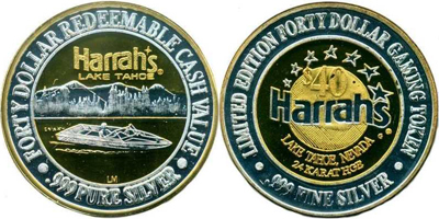 Speed Boat, Logo Stars, Gold $40 Strike (HAltnv-016)
