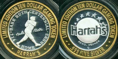 Babe Ruth 714 Home Runs, Short © on edge Strike (HArenv-013)