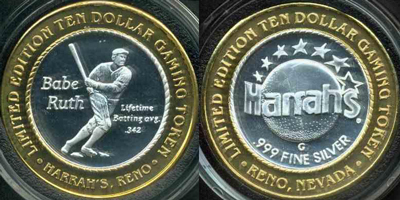 Babe Ruth Lifetime Batting Avg. .342 Strike (HArenv-018)