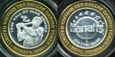 Babe Ruth 1936 Hall of Fame Member Strike (HArenv-019)