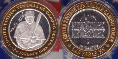 Babe Ruth Sitting with Signature (NY on hat) Strike (NYlvnv-020)