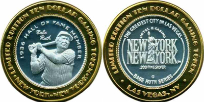 Babe Ruth 1936 HOF Member, Babe Ruth Series Strike (NYlvnv-057)