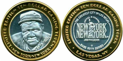 Babe Ruth Bust with Signature, Babe Ruth Series Strike (NYlvnv-059)